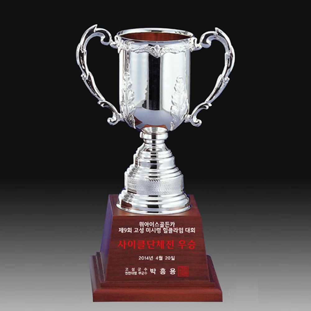 금속 사이클 개인전 단체전 우승 기념 트로피 ONE 5395-1